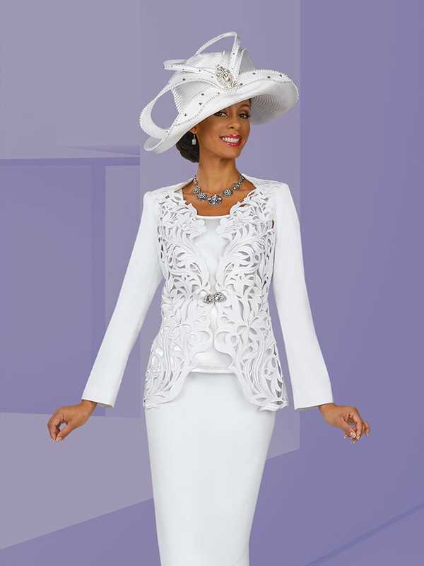 ladies white suits for church